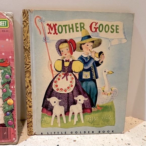 Vintage Lot Four (4) A Little Golden Books Children’s Mother Goose, Baby’s House - Picture 5 of 15